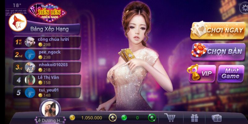 Hướng dẫn tham gia bài tiến lên miền Nam tại sân chơi Zingplay